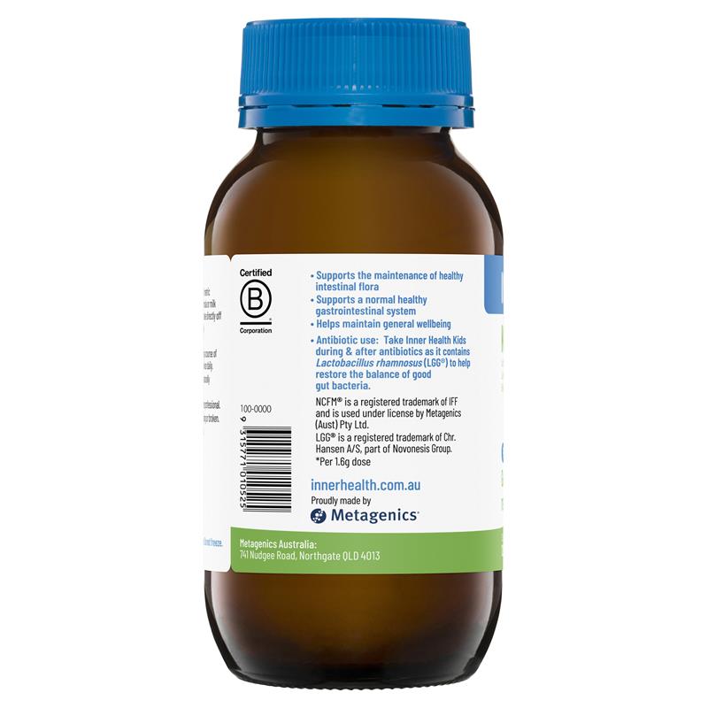 Inner Health Kids Probiotic 120g Powder Fridge Line