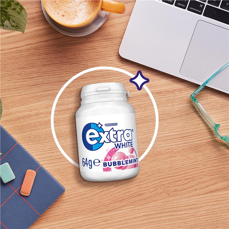 Extra Bottle Bubblemint Gum 64g