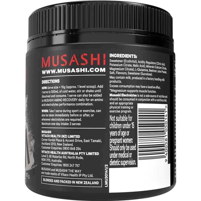Musashi Electrolytes Watermelon 300g