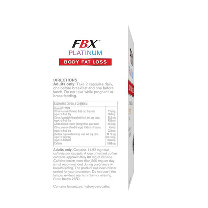 FBX Platinum Body Fat Loss 60 Capsules