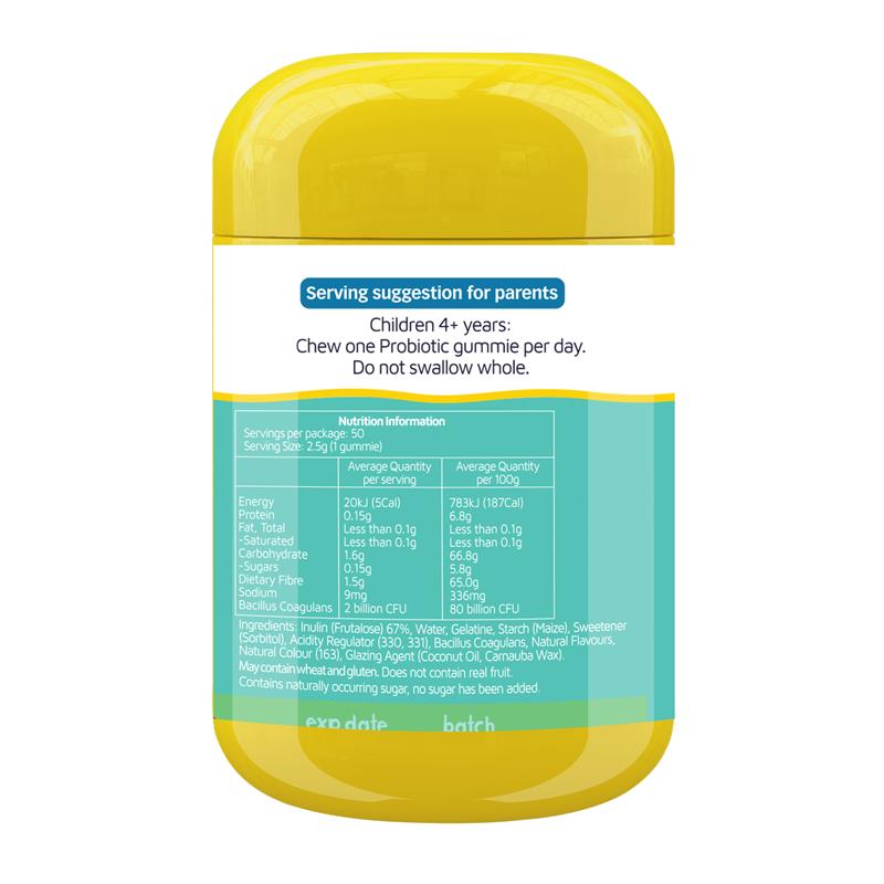 Nature's Way Kids Smart Vita Gummies Probiotic + Prebiotic 50 Pastilles