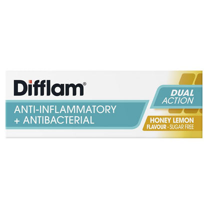 Difflam Sore Throat Sugar Free Honey And Lemon 16 Lozenges