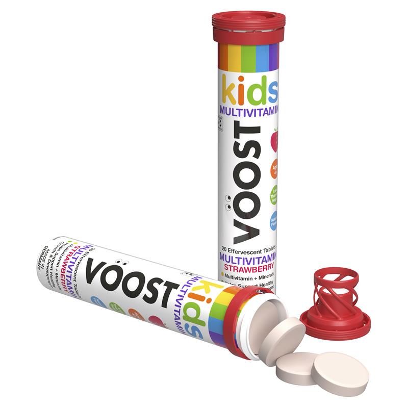 Voost Kids Multivitamin Effervescent Tablets 20 Pack - GimmeNow