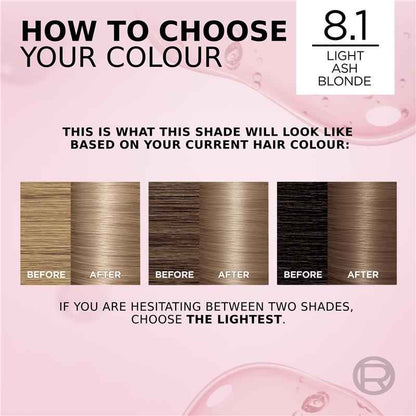 L'Oreal Excellence Creme 8.1 Ash Blonde Hair Colour