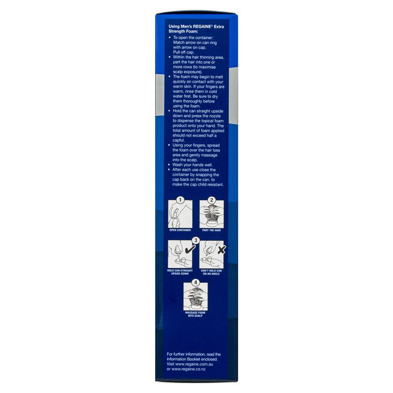Regaine Mens 5% Minoxidil Foam Hair Regrowth Treatment 60g
