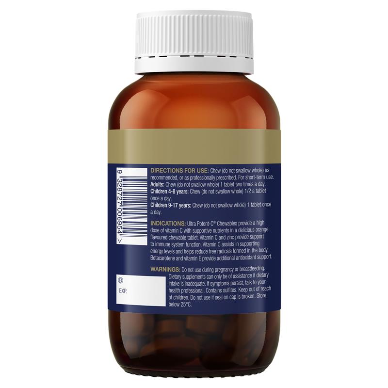 BioCeuticals Ultra Potent-C® Chewables 60 Tablets - GimmeNow