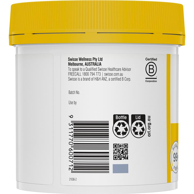 Swisse Vitamin C 500mg 310 Chewable Tablets - GimmeNow