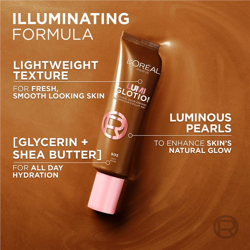 L'Oreal Paris Lumi Glotion Natural Glow Enhancer 905 Dark Glow