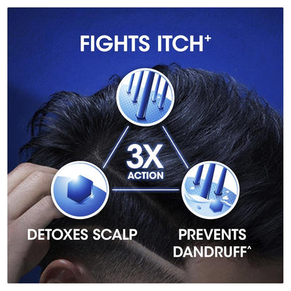 Head & Shoulders Ultramen 2in1 Deep Clean Anti Dandruff Shampoo & Conditioner 750ml - GimmeNow