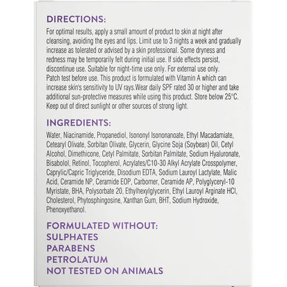 Swisse Skincare Retinol B3 Night Renewal Cream 50g
