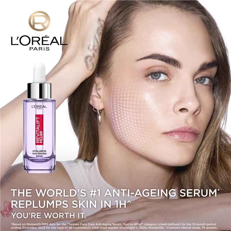 L'Oreal Paris Revitalift Filler Hyaluronic Acid Anti Wrinkle Serum 30ml