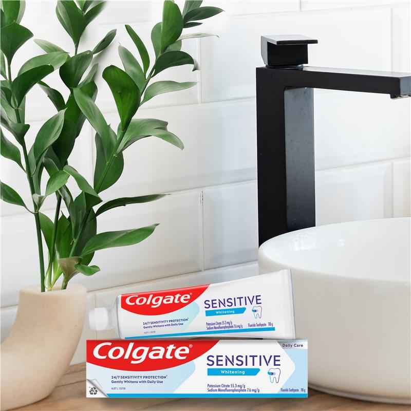Colgate Toothpaste Sensitive Teeth Pain Whitening 110g
