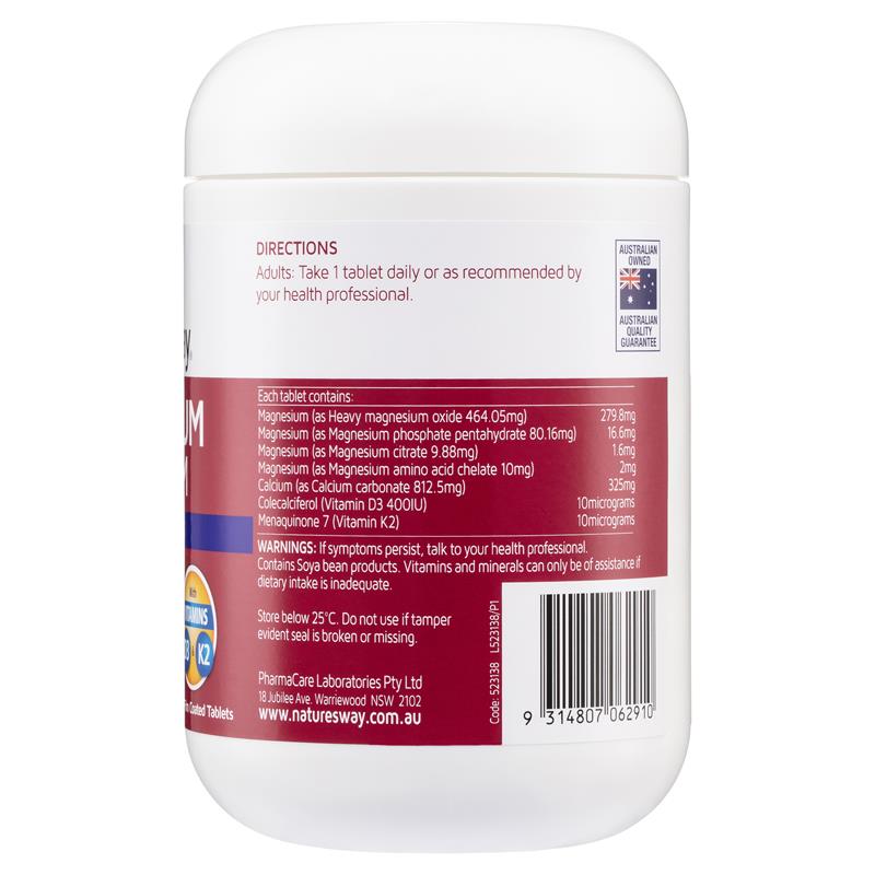 Nature's Way Magnesium Plus Calcium 150 Tablets