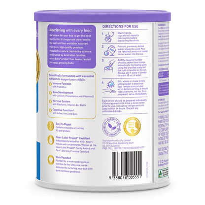 Bubs Goat Stage 3 Toddler Formula 800g