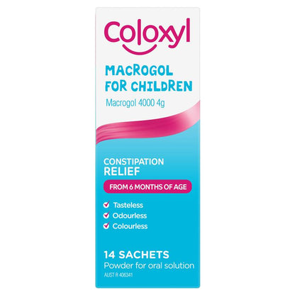 Coloxyl Macrogol For Children 14 Sachets