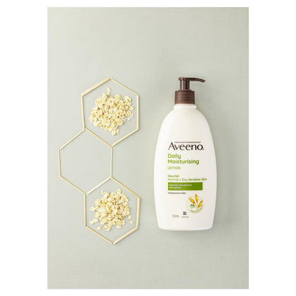 Aveeno Daily Moisturising Fragrance Free Body Lotion 532mL