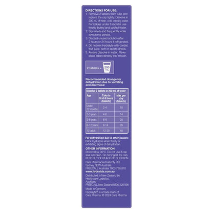 Hydralyte Electrolyte Effervescent Passionfruit Punch 20 Tablets