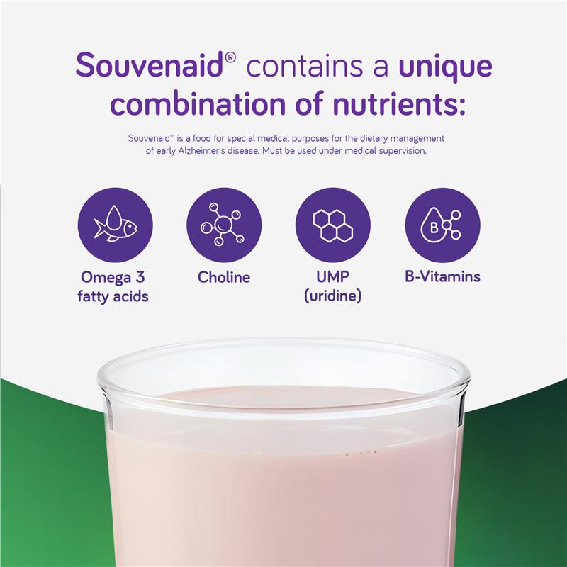 Souvenaid Strawberry 125ml 4 Pack
