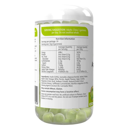 Nature's Way Adult Vita Gummies Apple Cider Vinegar + Probiotic + Prebiotic 90 Pastilles Exclusive Size