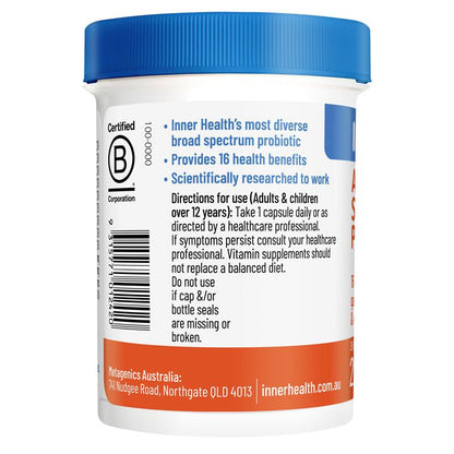 Inner Health Advanced Spectrum Probiotic 25 Capsules