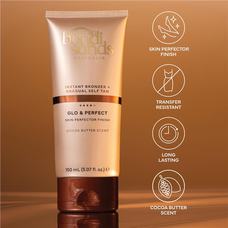 Bondi Sands GLO & PERFECT Instant Bronzer & Gradual Self Tanner 150ml