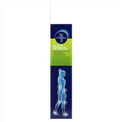 Maseur Invigorating Massage Sandal Black Size 10