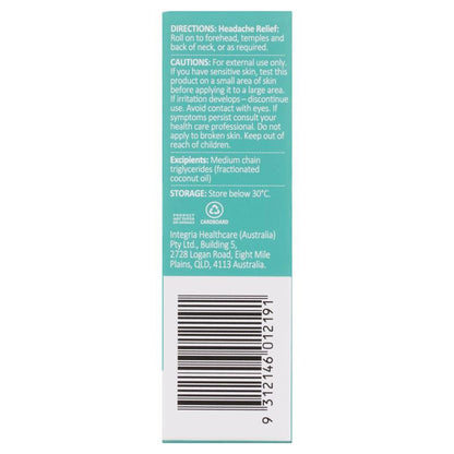 Thursday Plantation Peppermint Headache Pain Relief Roll On 9ml