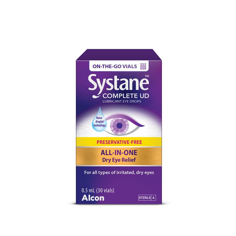 Systane Complete Preservative Free Unit Dose Eye Drops 30 x 0.5ml