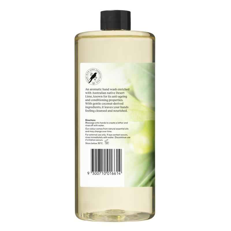 Bosistos Desert Lime & Eucalyptus Hand Wash Refill 1L