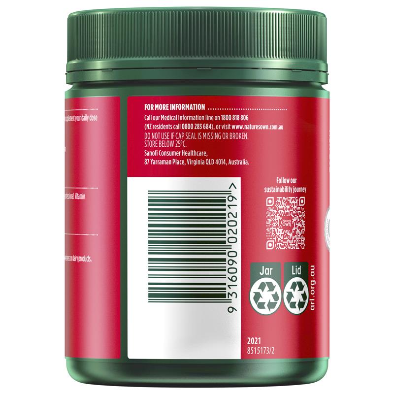 Nature's Own Vitamin D 1000iu 400 Capsules