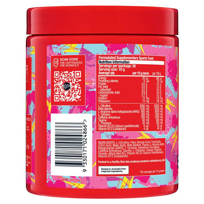 BSc PRE Caffeinated Pre-Workout Strawberry Bubblegum 300g