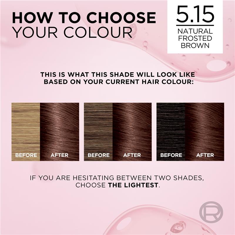L'Oreal Excellence Creme 5.15 Natural Frosted Brown Hair Colour