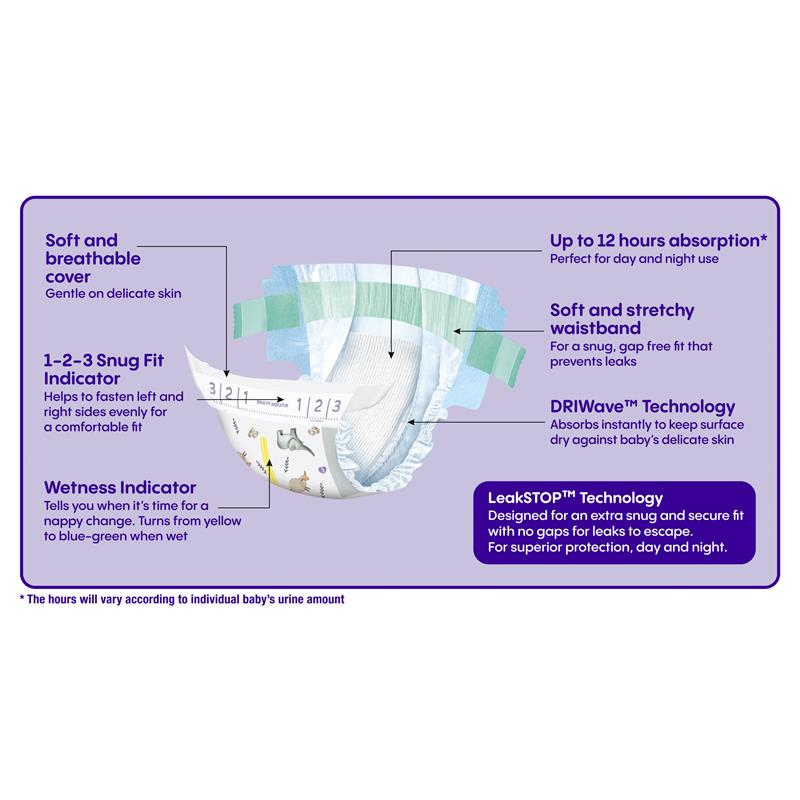 BabyLove Cosifit Nappies Size 3 (6-11kg) Jumbo 72 Pack - GimmeNow