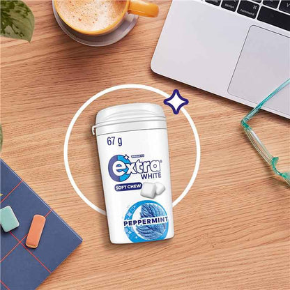 Wrigleys Extra Soft Chew Peppermint Bottle 67g