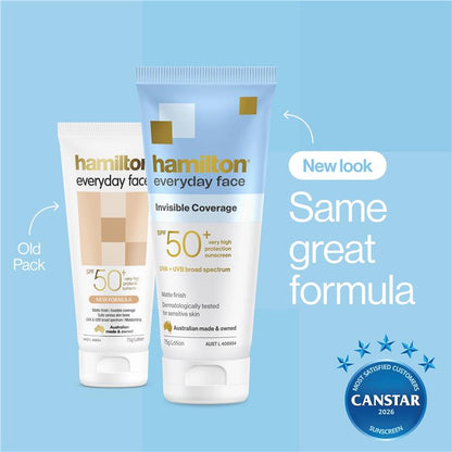 Hamilton SPF 50+ Everyday Face Cream 75g