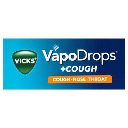 Vicks VapoDrops + Cough Orange Menthol 36 Lozenges