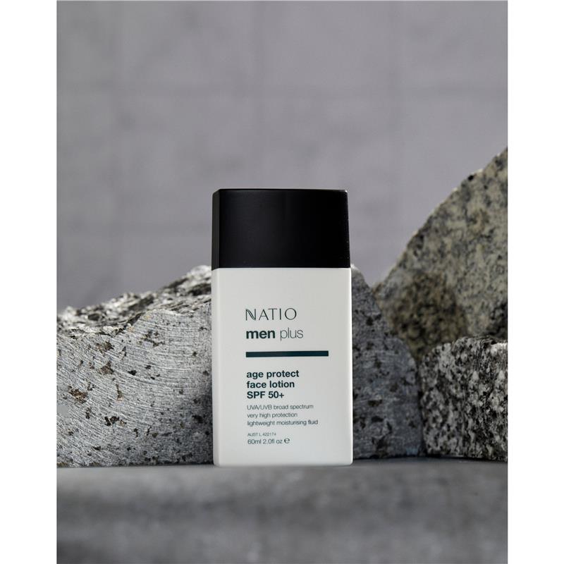 Natio Mens Plus Age Protect Face Lotion SPF 50+ 60ml