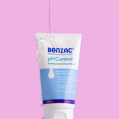 Benzac PH Control Antibacterial Face Wash 150ml