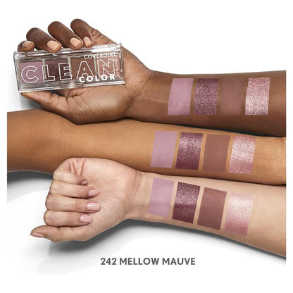 Covergirl Clean Colour Eyeshadow Quad #242 Mellow Mauve