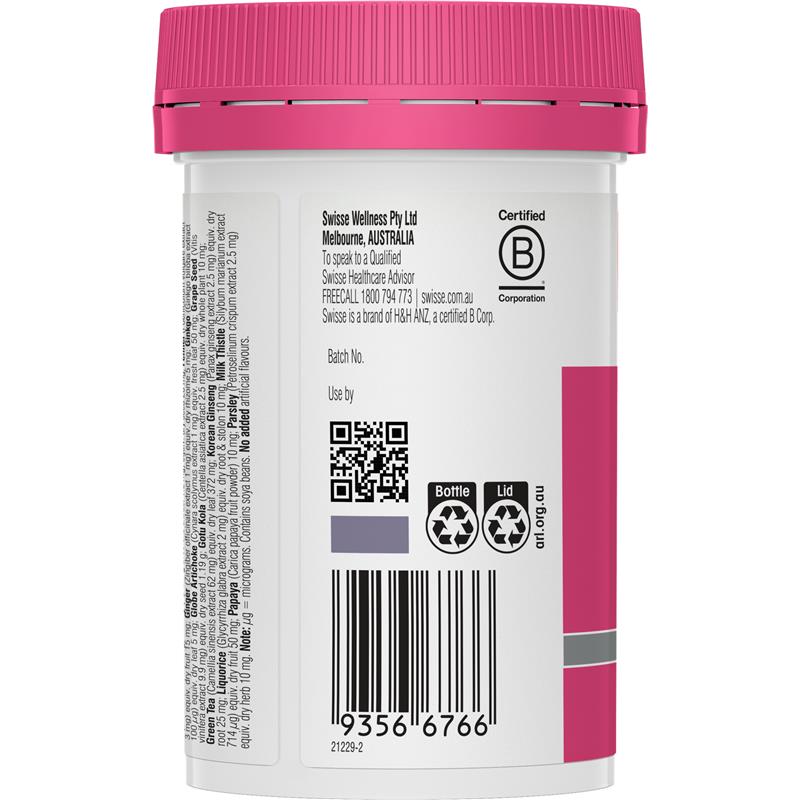 Swisse Womens Multivitamin 60 Tablets