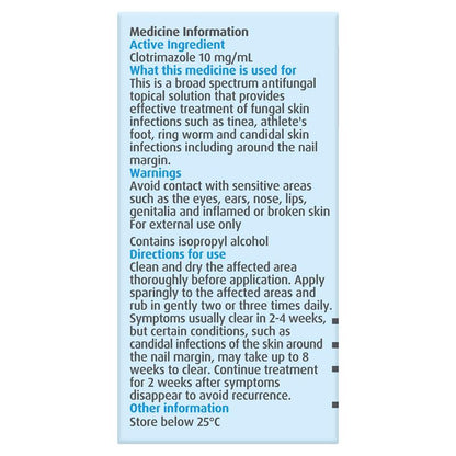 Canesten 1% Clotrimazole Topical Solution 20mL - GimmeNow