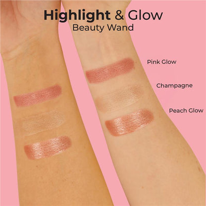 MCoBeauty Highlight & Glow Beauty Wand Pink Glow