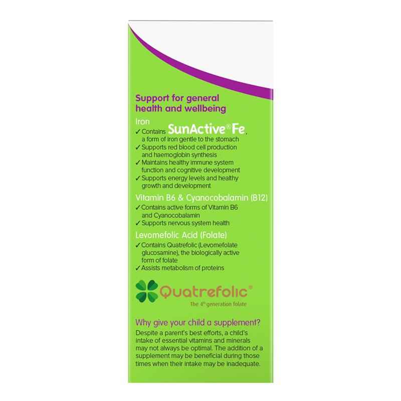 Brauer Kids Liquid Iron with Vitamin B 200ml