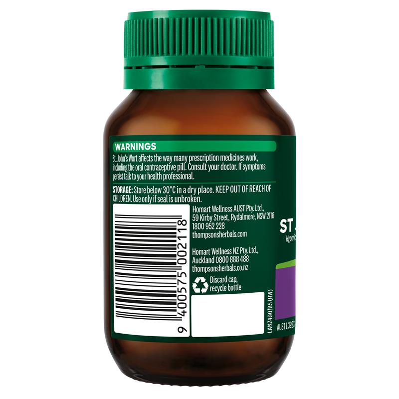 Thompson's One-A-Day St. John's Wort 4000mg 60 Tablets