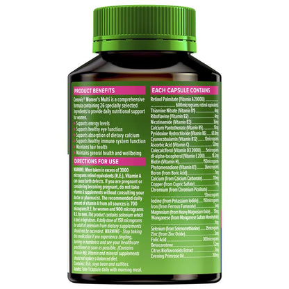 Cenovis Once Daily Women's Multivitamins & Minerals 50 Capsules - GimmeNow