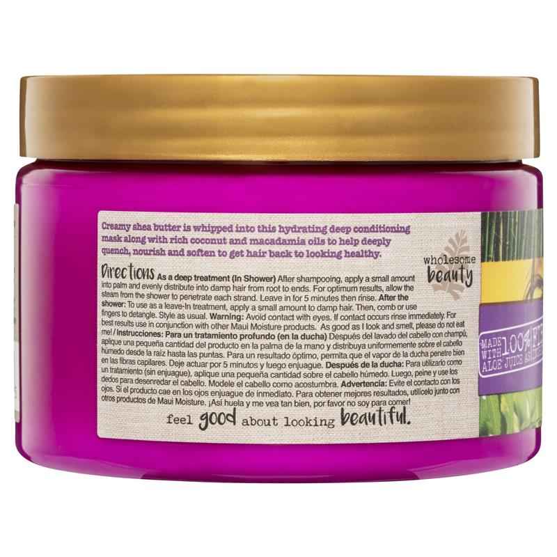 Maui Moisture Heal & Hydrate + Shea Butter Hair Mask For Dry & Damaged Hair 340g