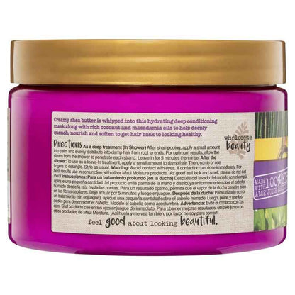 Maui Moisture Heal & Hydrate + Shea Butter Hair Mask For Dry & Damaged Hair 340g