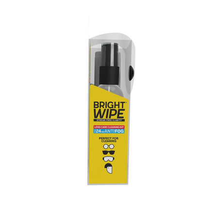 BrightWipe Antifog Lens Spray 30ml with Microfibre Cloth