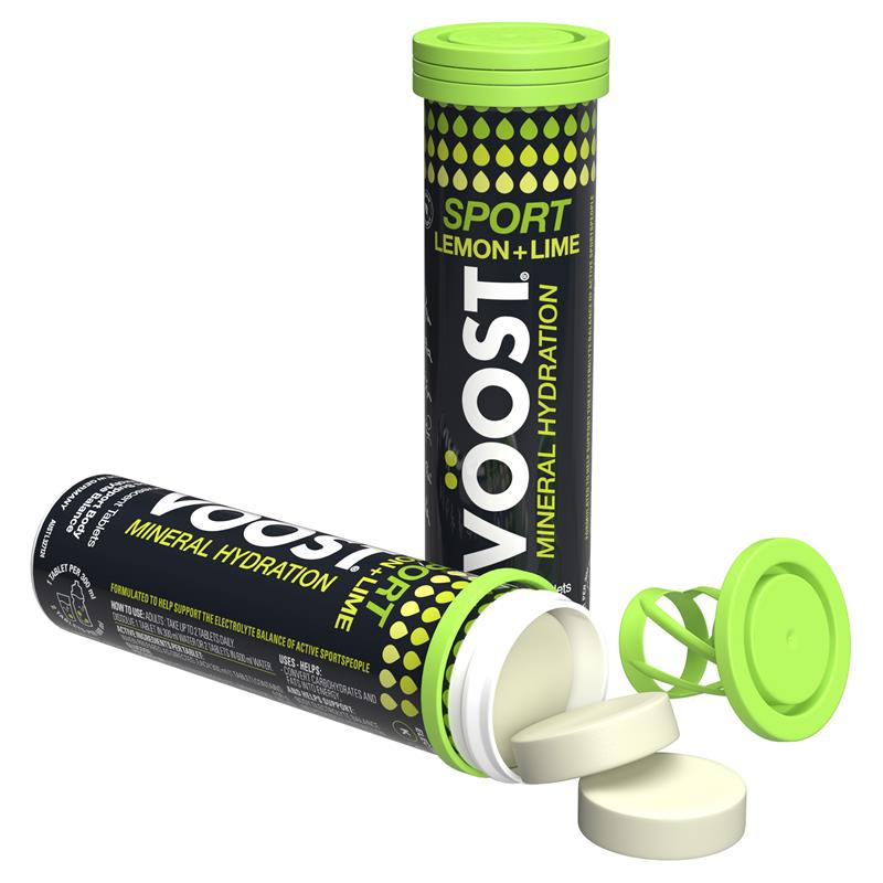 Voost Sport Lemon & Lime Effervescent 10 Tablets - GimmeNow