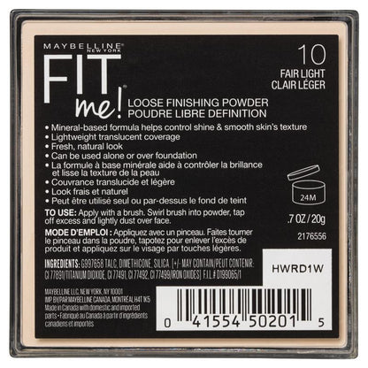 Maybelline Fit Me Loose Finishing Powder 10 Fair Light
